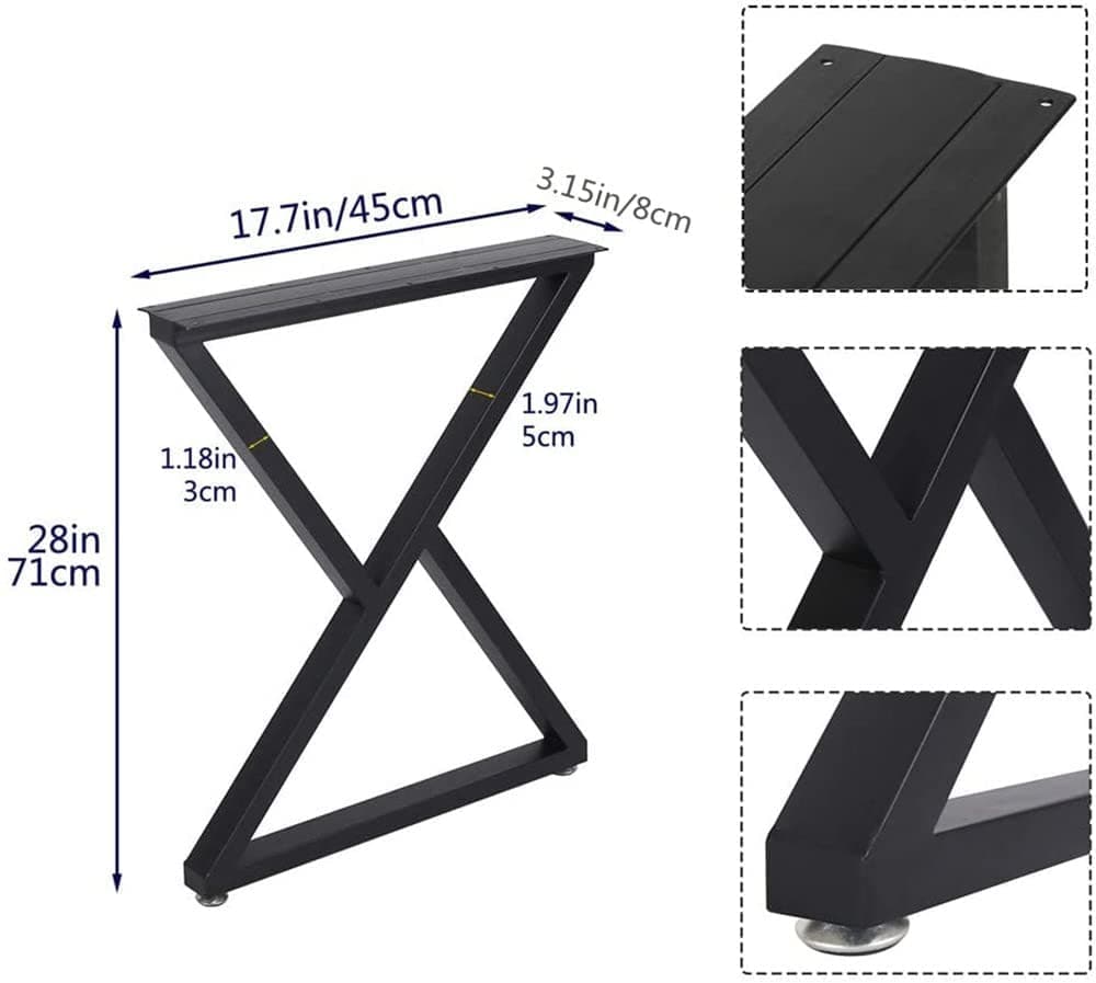 Metal Table Legs/Table Base Heavy Duty Z Shape MTL-003