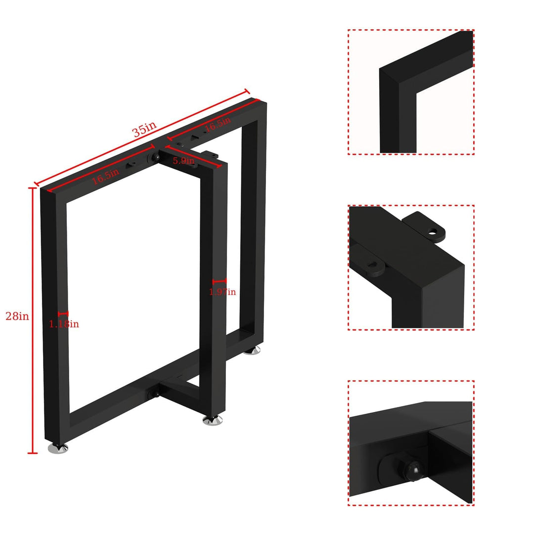 Metal Table Legs/Table Base Heavy Duty T Shape MTL-001