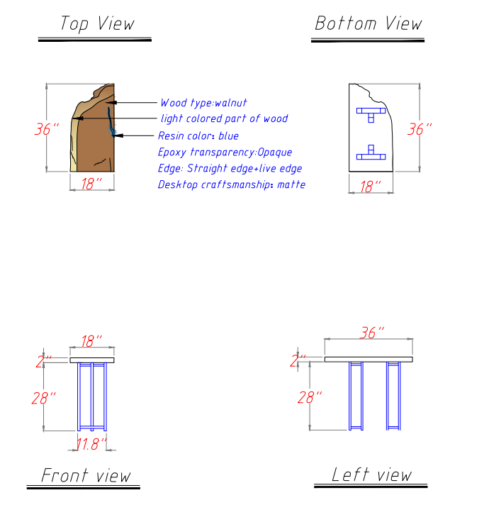 Gallery style walnut slab table for New York art inspired interiors