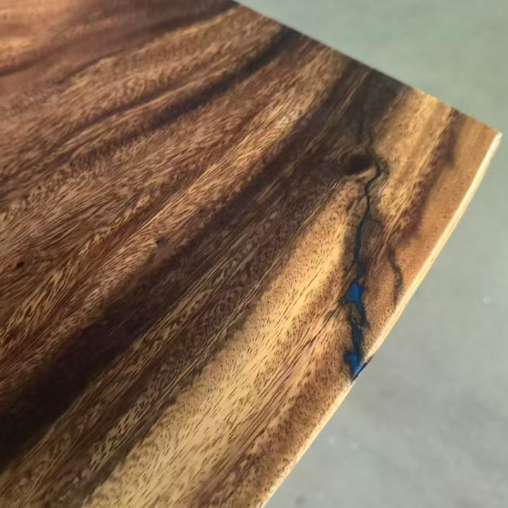 High end walnut live edge table for New York luxury residential projects
