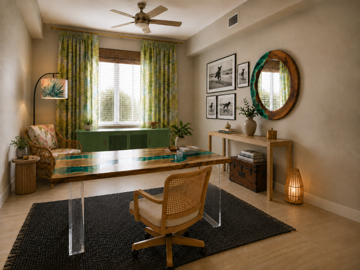 $200 Refundable Design Deposit – Custom Desk, Mirror & Coat Hanger Set