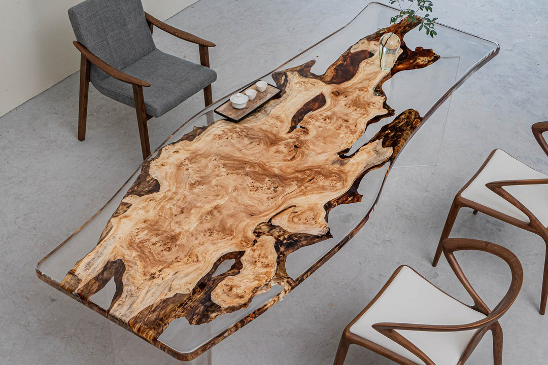 epoxy resin coffee table