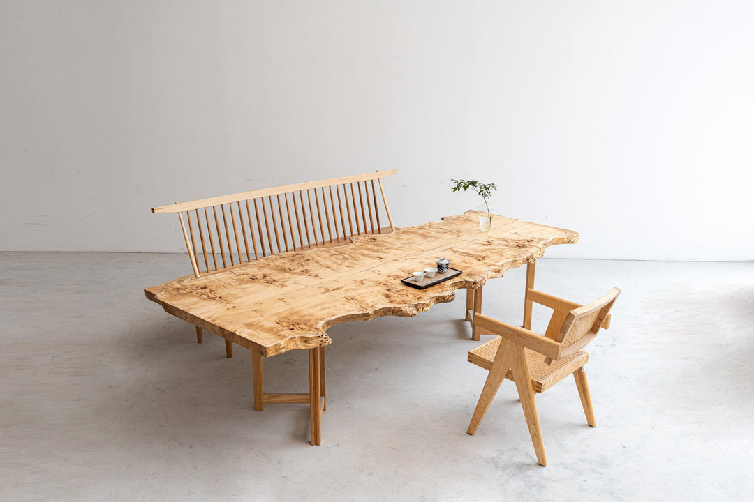 wooden dining table