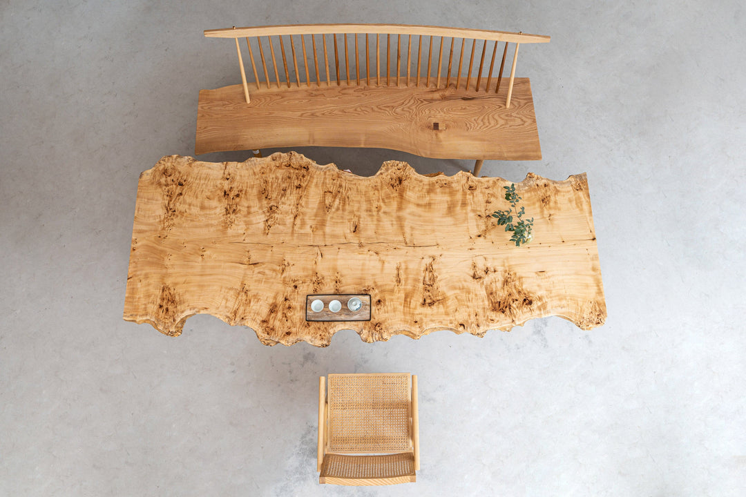 wooden dining table