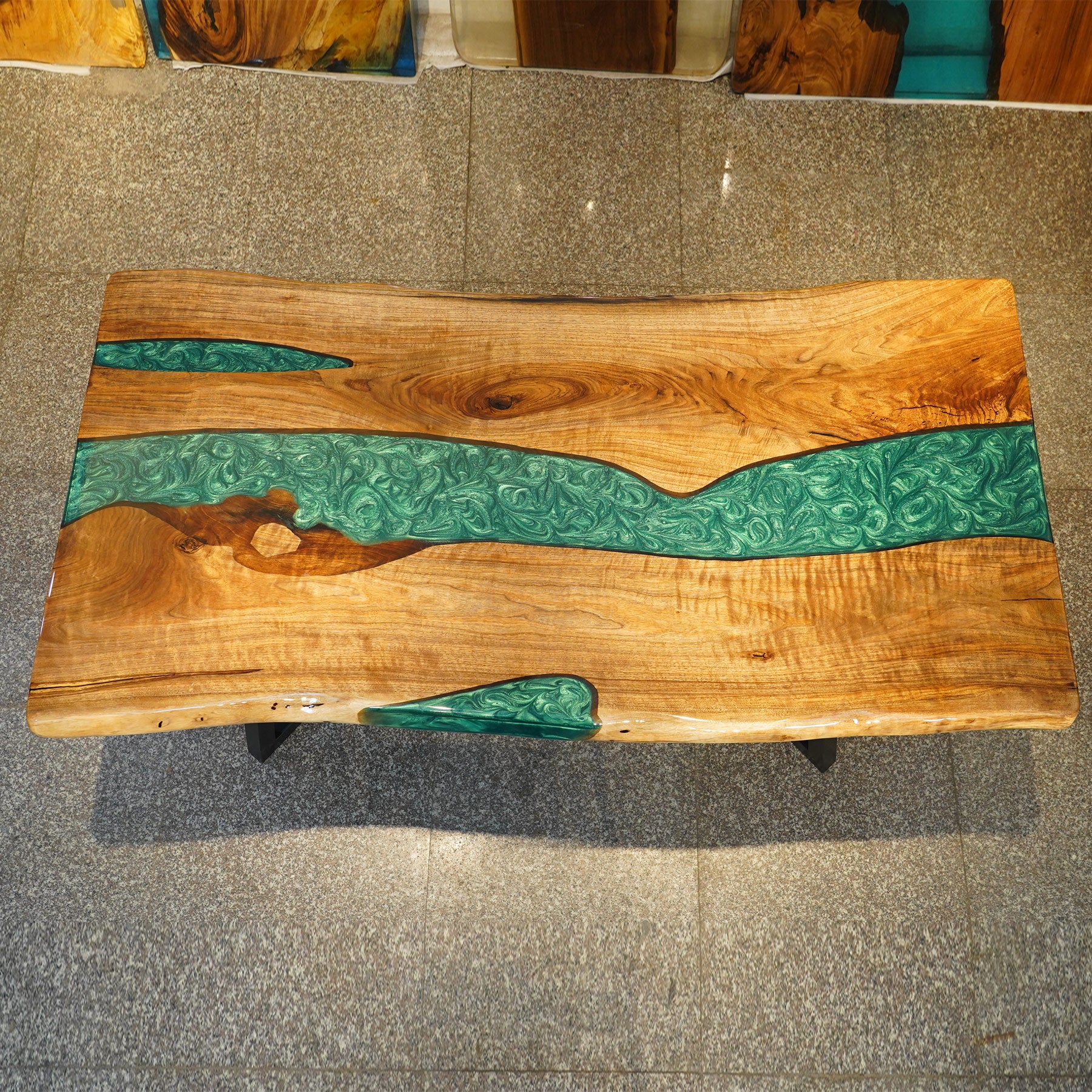 walnut table,epoxy table,dining table,resin table,River table,kitchen table,epoxy table top,epoxy counter top,Blue epoxy table