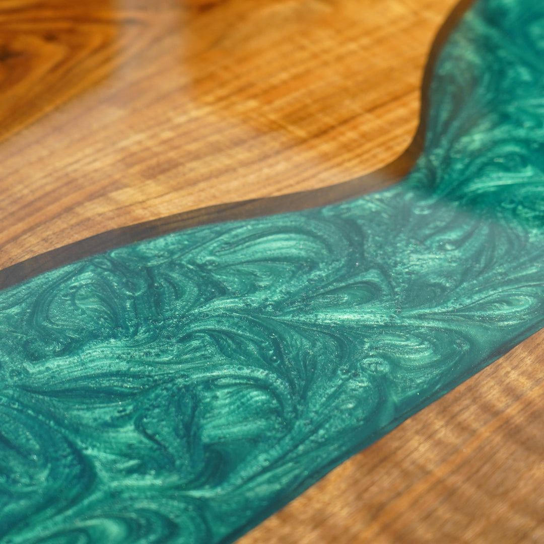 walnut table,epoxy table,dining table,resin table,River table,kitchen table,epoxy table top,epoxy counter top,Blue epoxy table