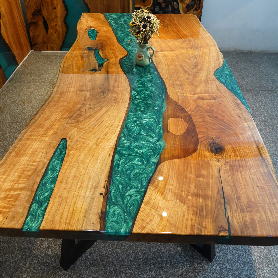 walnut table,epoxy table,dining table,resin table,River table,kitchen table,epoxy table top,epoxy counter top,Blue epoxy table
