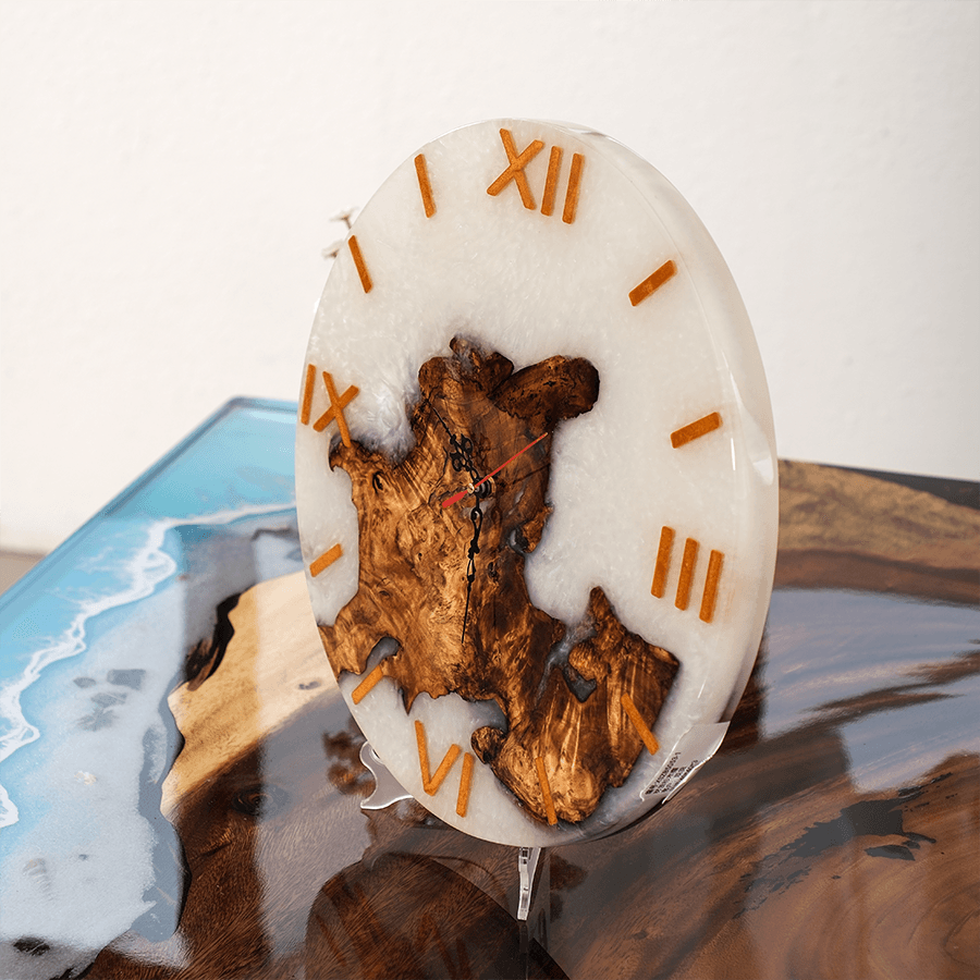 epoxy clock,wall clock,art clock,Wall Decor