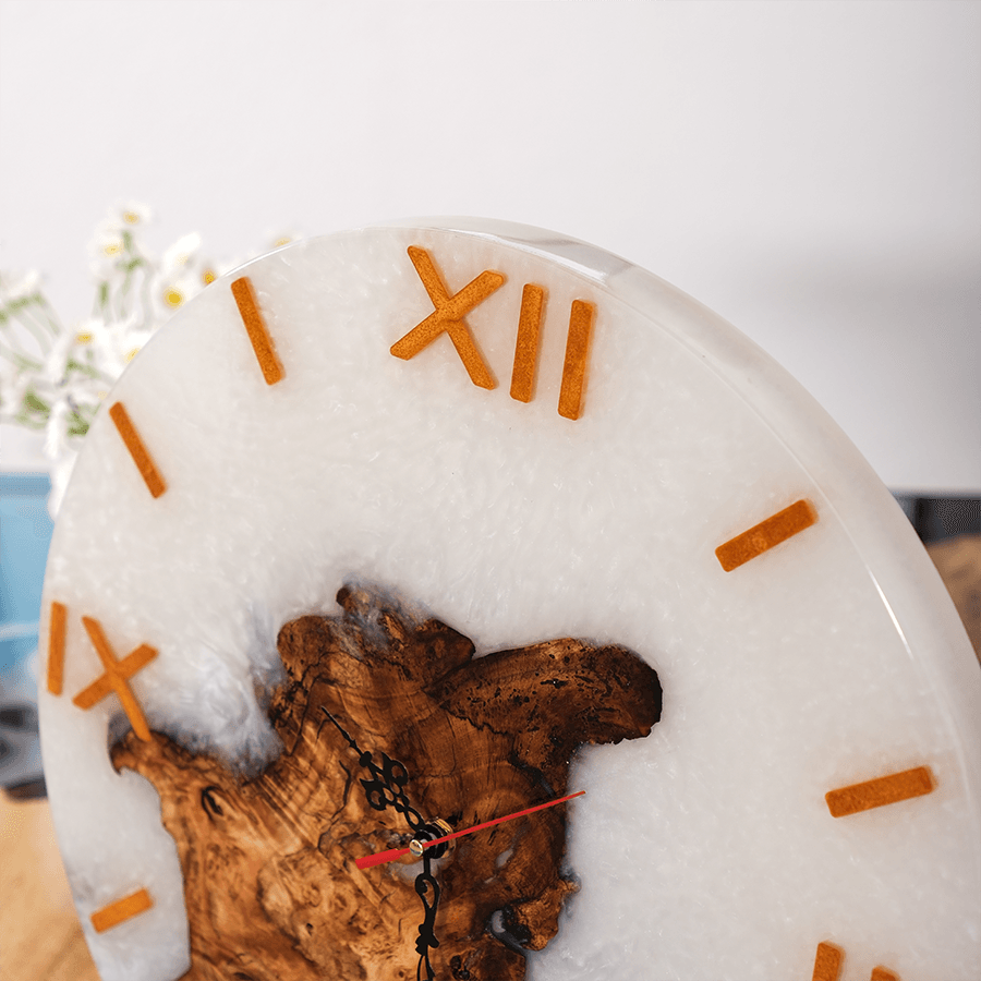 epoxy clock,wall clock,art clock,Wall Decor