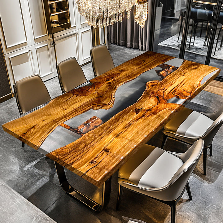 live edge dining table,epoxy dining table,epoxy resin table,custom epoxy table