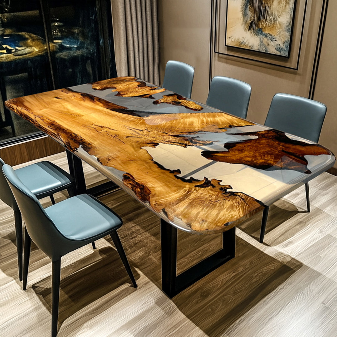 live edge dining table