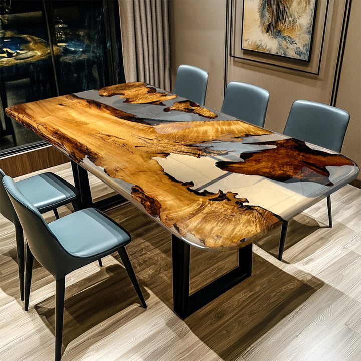 live edge dining table