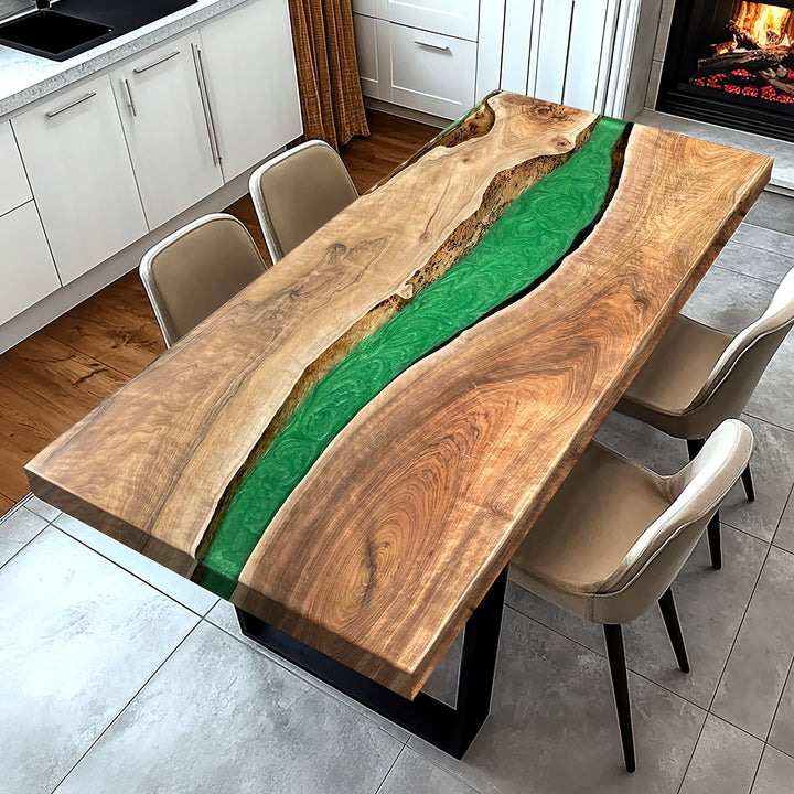 River Epoxy Dining Table