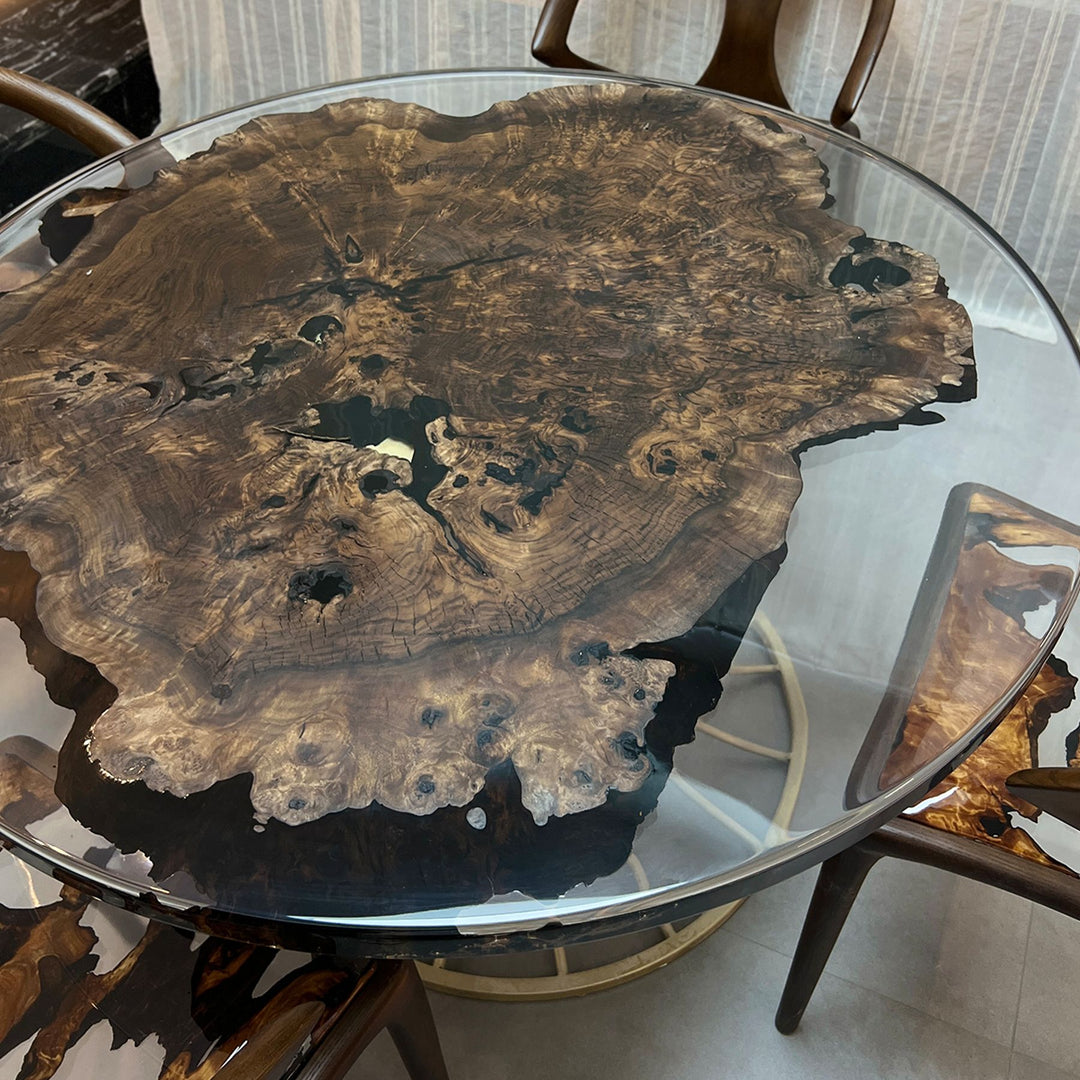 round coffee table,epoxy coffee table top