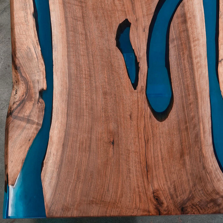 SeawaveTable-Stylish epoxy dining table and epoxy furniture for modern home and office interiors