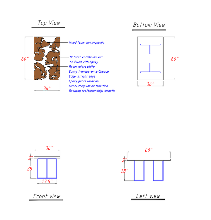 Seawavetable-Custom-White-Epoxy-Cunninghamia-Wood-Dining-Table