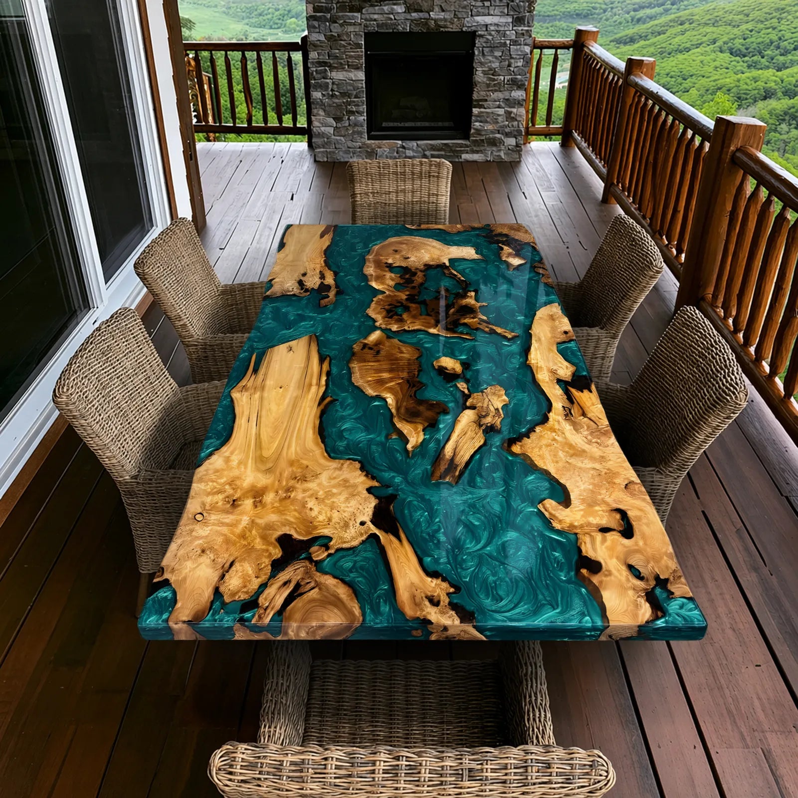Epoxy Resin Table in Stock