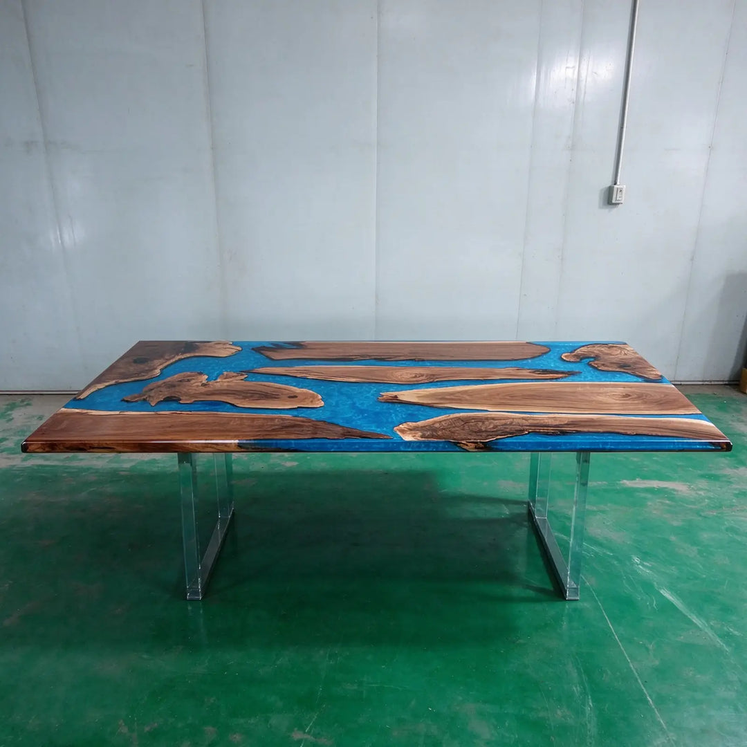Seawavetable‑large‑104‑inch‑black‑walnut‑epoxy‑statement‑dining‑furniture