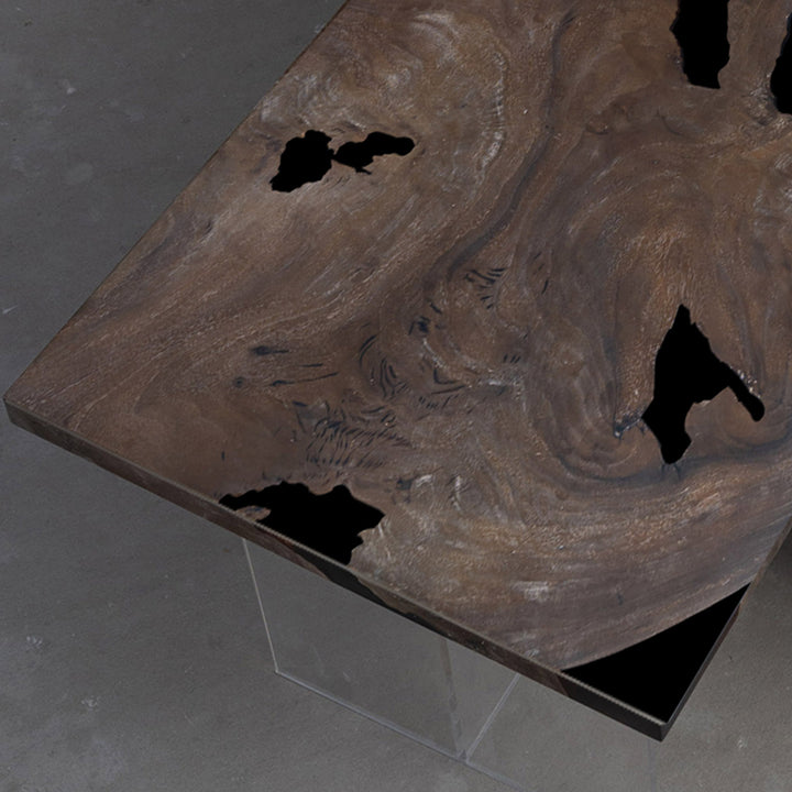 Seawavetable-modern black resin conference table with customizable options