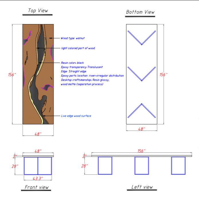 Seawavetable-sculptural-walnut-black-resin-table-centerpiece-modern-space