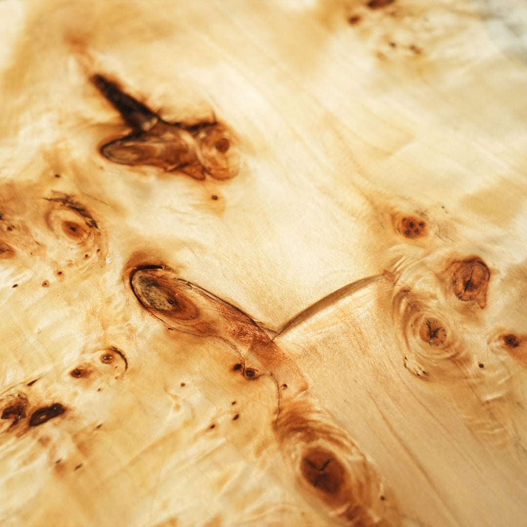 Seawavetable-Hawaii epoxy resin dining table with live edge wood