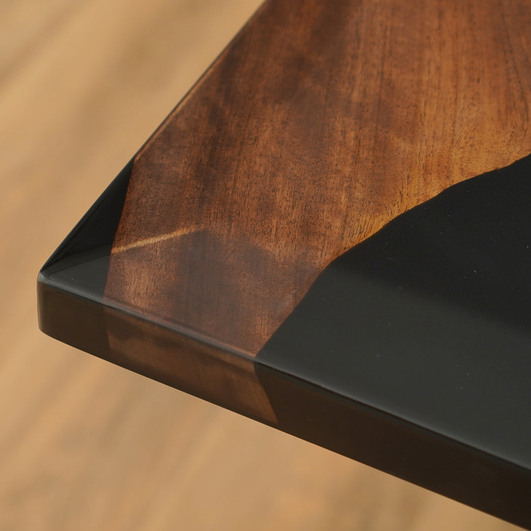 Seawavetable-Epoxy river table for luxury dining room
