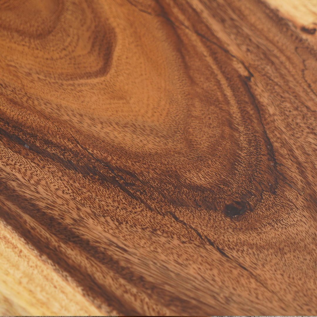 Seawavetable-Handcrafted epoxy river table with natural walnut slab