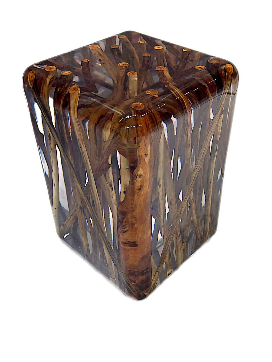 Branches Resin Stool/Side Table