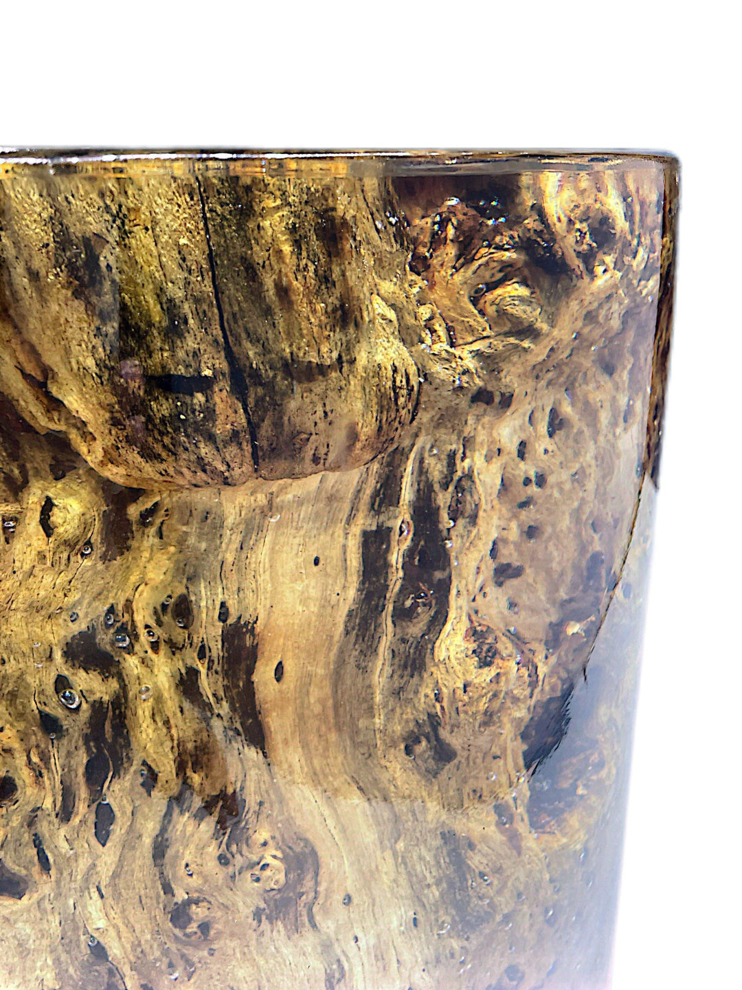 Wood Resin Stool/Side Table