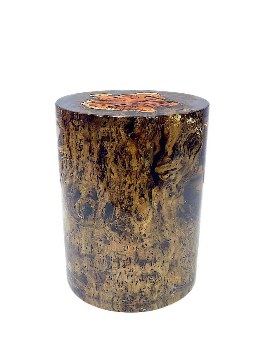 Wood Resin Stool/Side Table