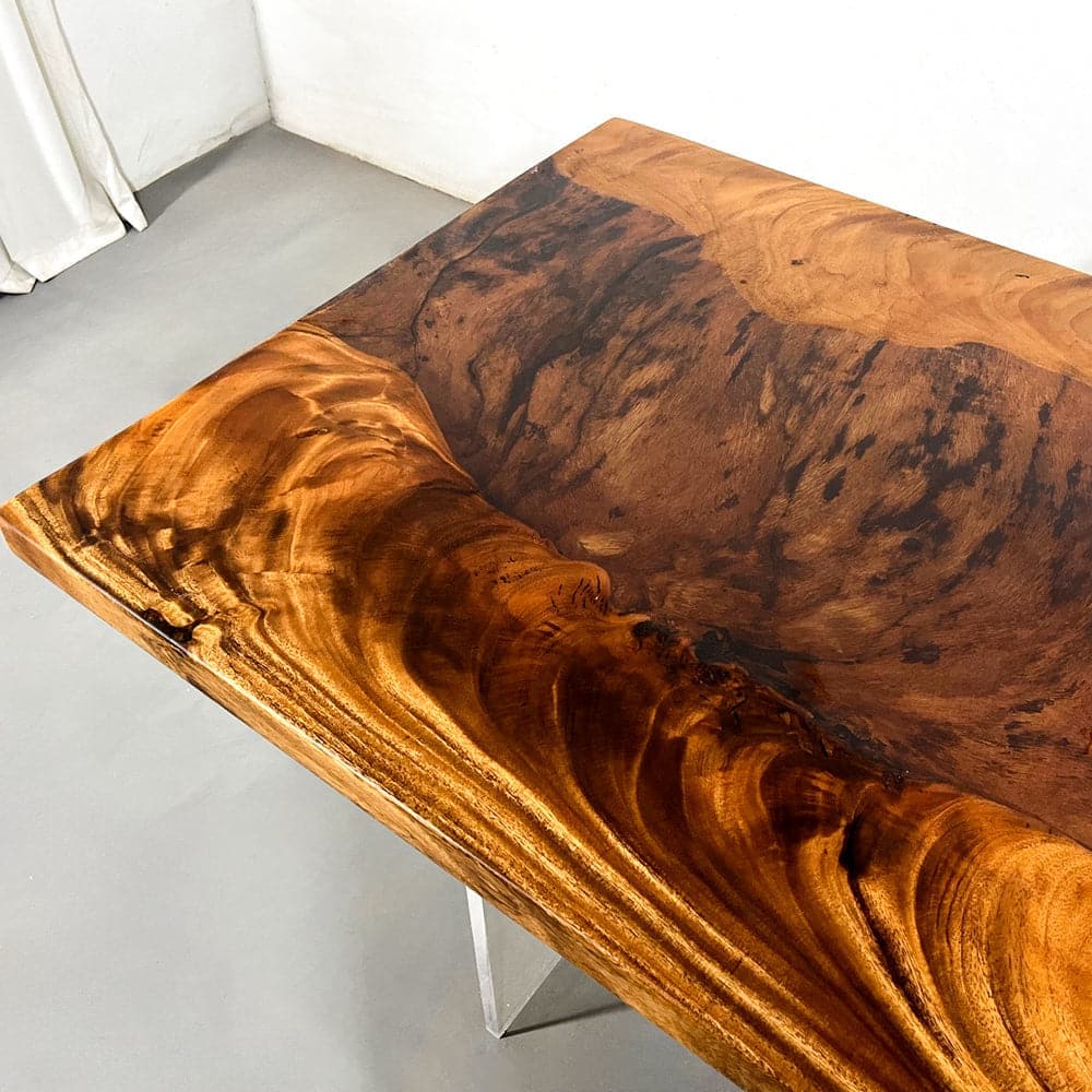 epoxy and wood table