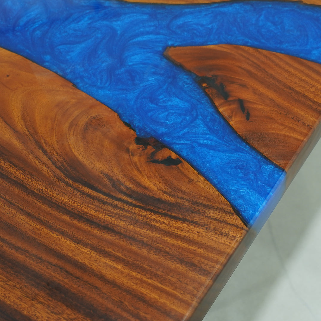 Walnut Slab Epoxy River Table 36"Wx96"L