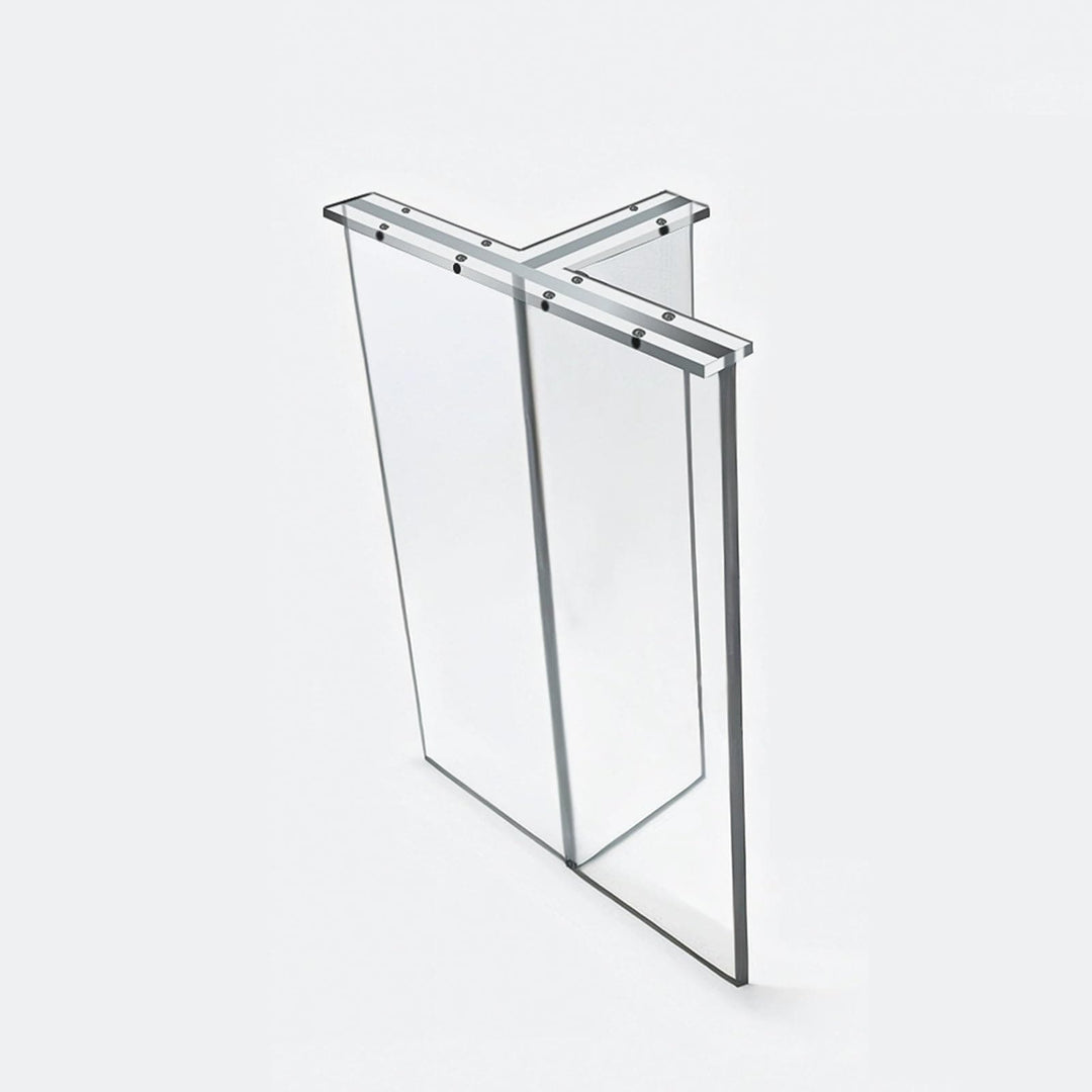 1 Piece Modern Transparent Acrylic Table Legs/Table Base T-shape MTL-006