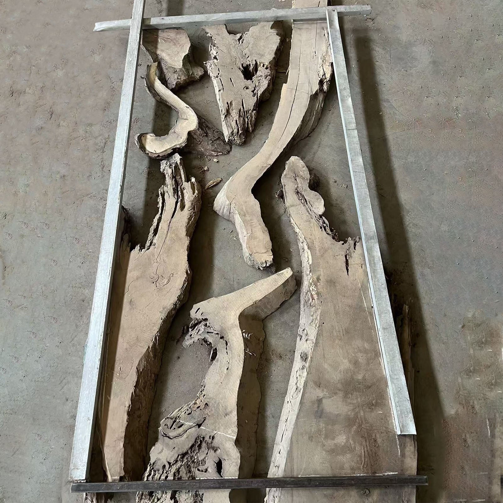 High-quality solid black walnut wood slab with natural grain