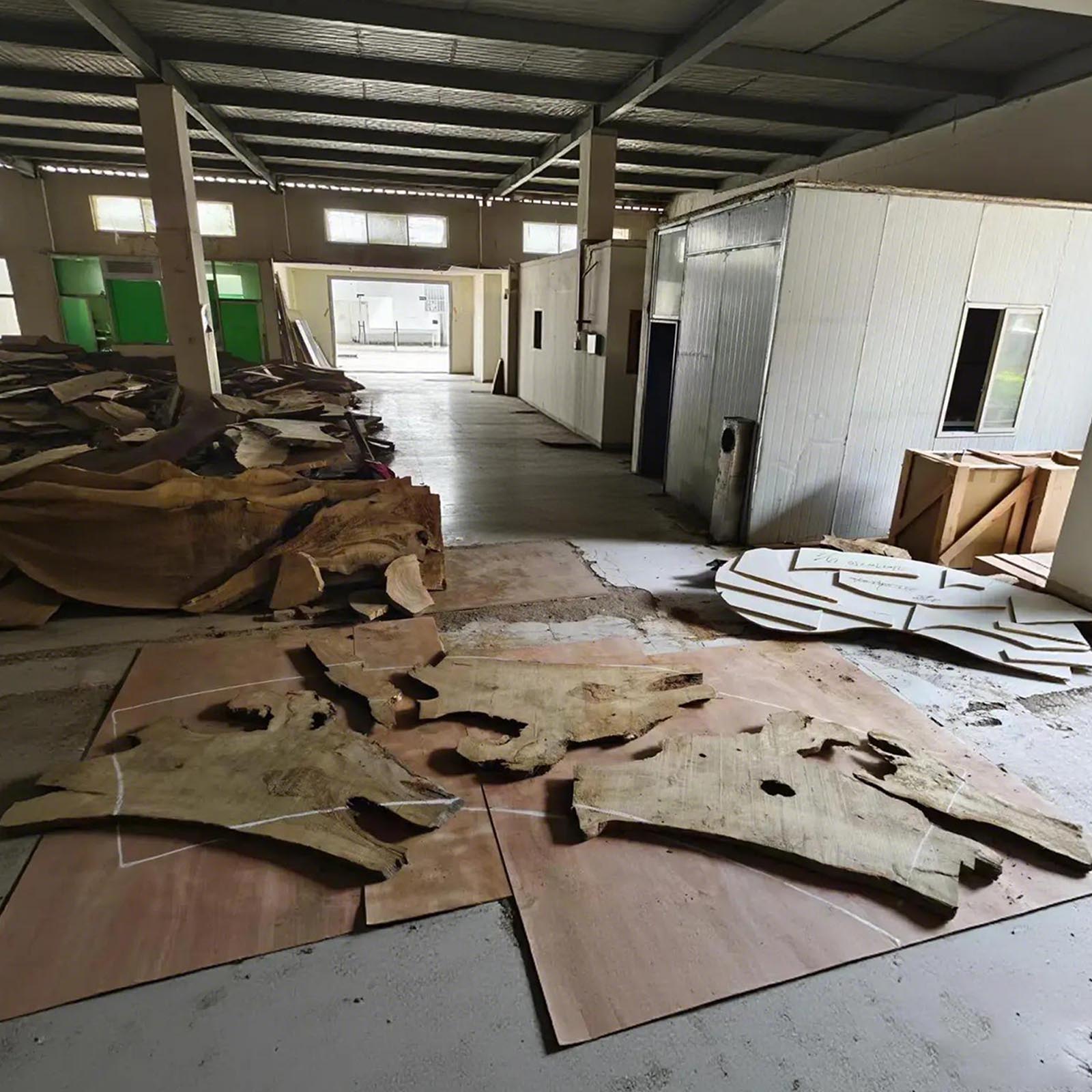 Golden camphor wood live edge bar table with ocean-inspired blue resin, handcrafted epoxy river design.