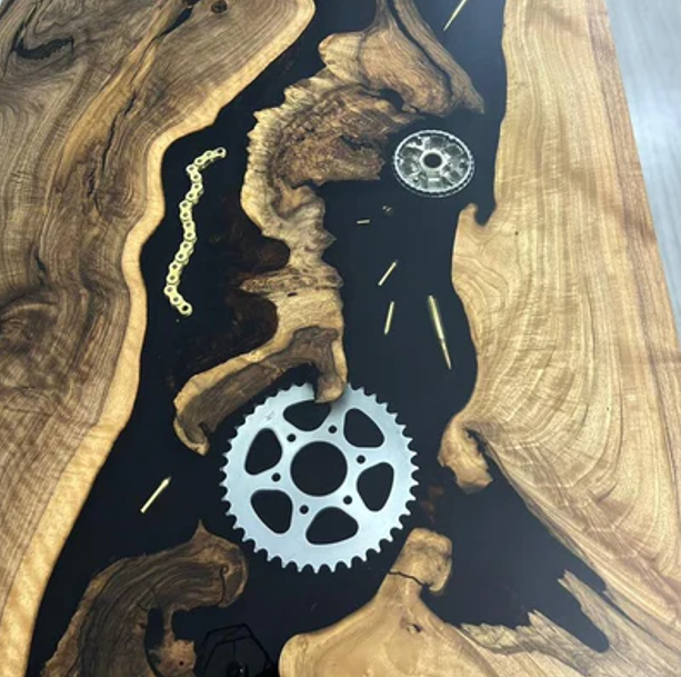 $200 Refundable Design Deposit – Custom River Confluence Epoxy Conference Table Project