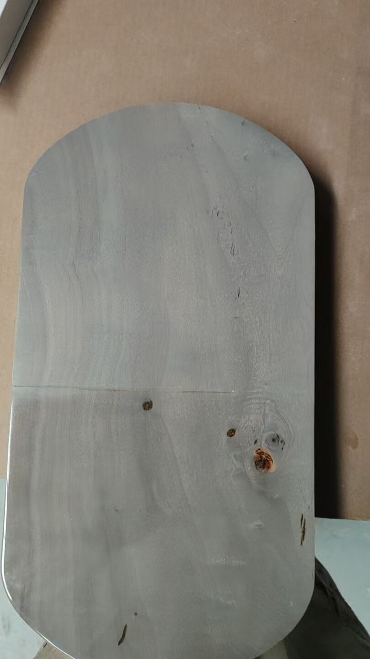 Custom Straight-Edge Glossy Poplar Epoxy Table for Arlette – 30% Deposit