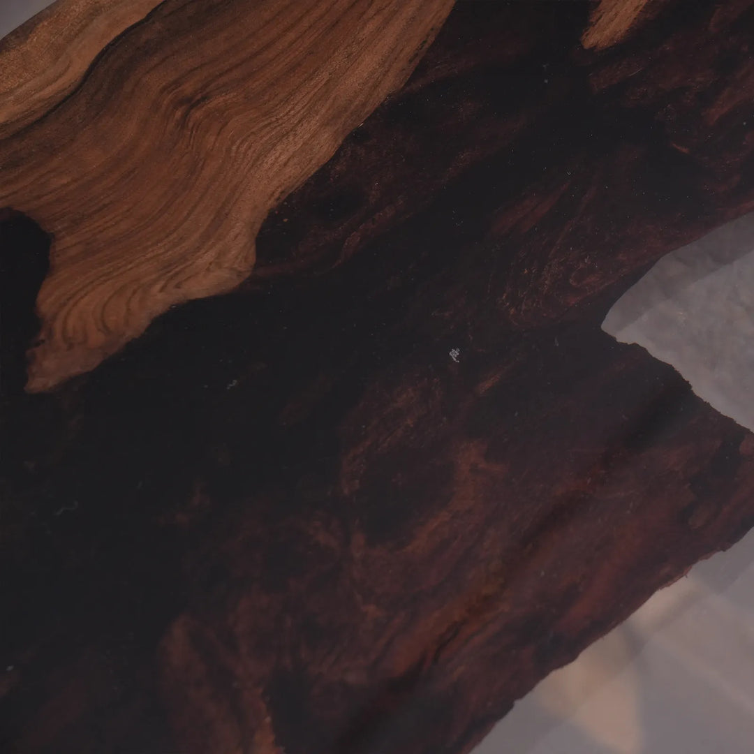Matching solid Black Walnut wood bases for large conference table